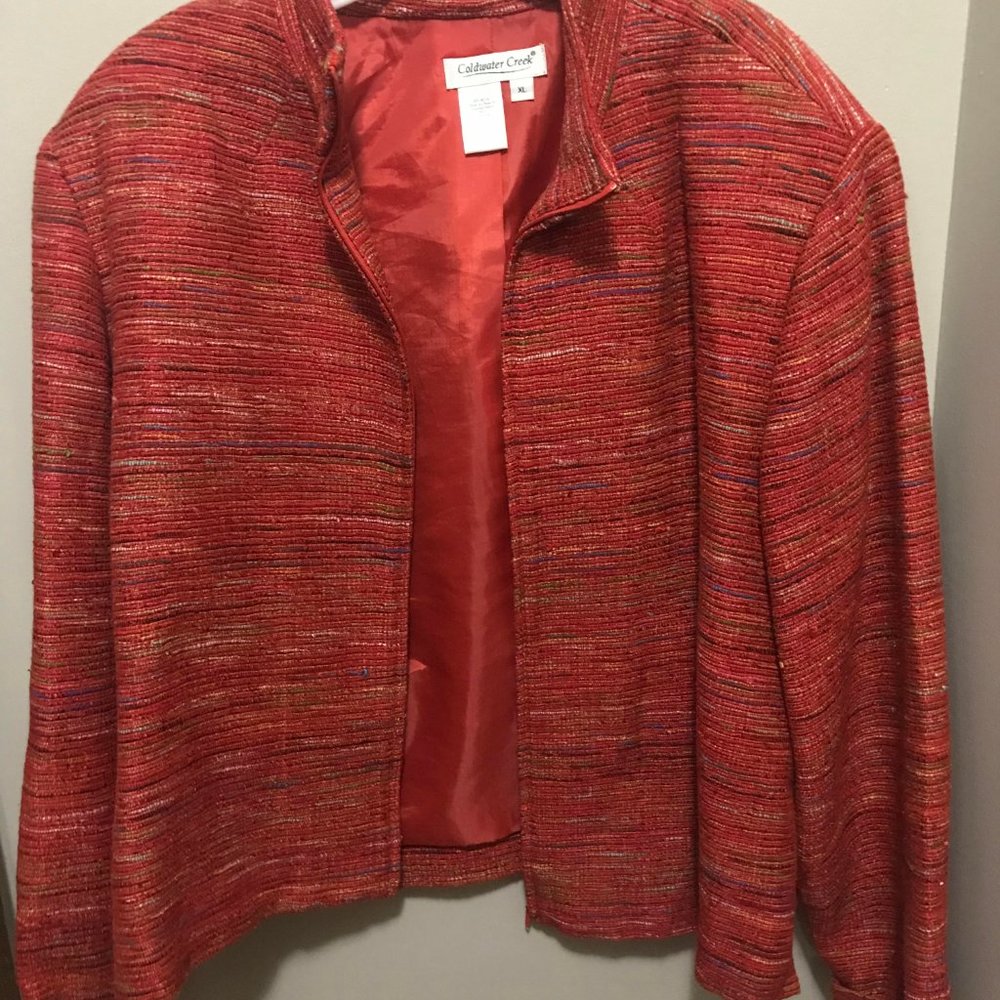 Coldwater Creek Fully Lined Front Zip Fashion Jack
